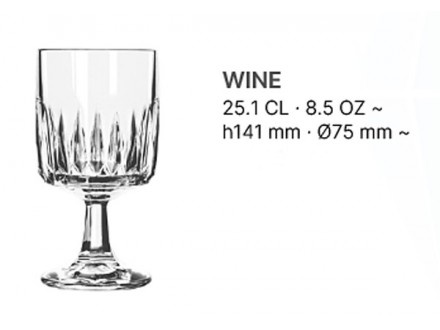 +++ Libbey - Wine čaša - Winchester - NOVO +++