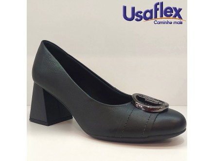 `Usaflex` crna kožna cipela