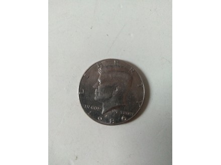1/2 dolar D, USA, 1986.