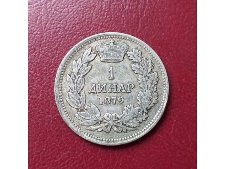 1 DINAR 1879 srebro