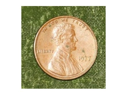 1 ONE CENT 1977.