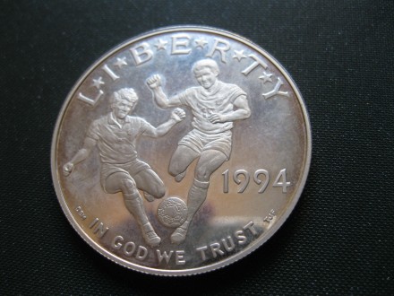 1 One Dollar USA 1994., World Cup football