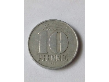 10 Pfennig 1965.g - Nemačka DDR -