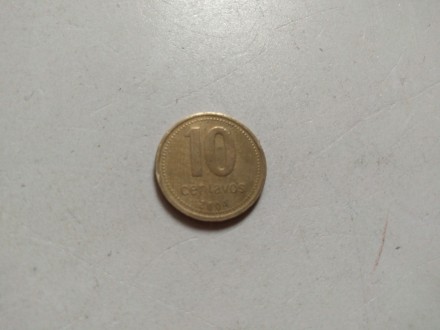 10 centi Argentina,2004.
