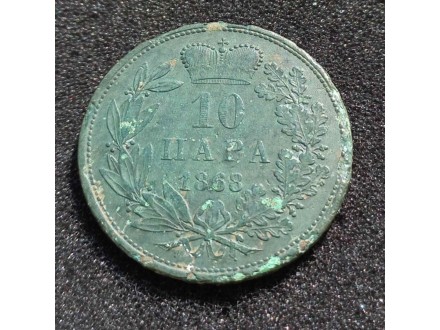 10 para 1868