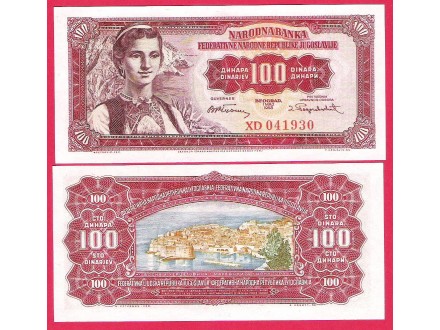 100 Dinara 1955 Godina -UNC.