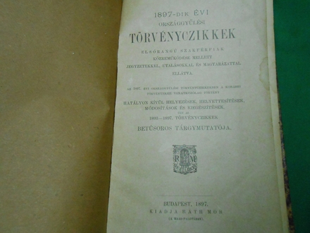 1897. országgyűlési törvényczikkek-1893-1897.törvényczi