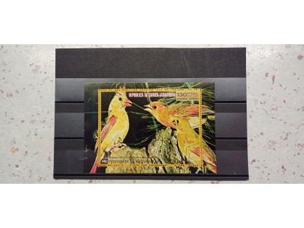 1979 Gvineja blok ptice (7762)