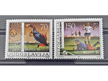 1986.Jugoslavija-Svetsko prvenstvo u Meksiku-MNH