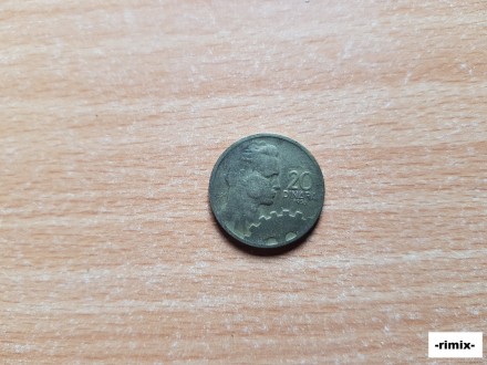 20 dinara 1953