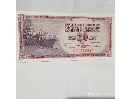 20 dinara 1978