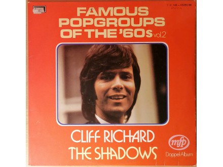 2LP CLIFF RICHARD - SHADOWS - Famous Popgroups (1975) M