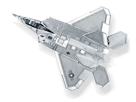 3D metalna maketa - Avion F22 Raptor