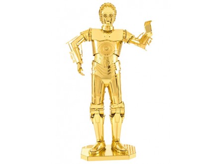 3D metalna maketa - Star Wars, Robot C-3PO gold