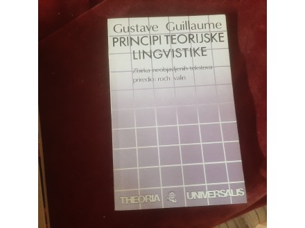 426 PRINCIPI TEORIJSKE LINGVISTIKE - Gustave Guillaume