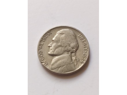 5 Cents 1954.g - USA - Amerika -