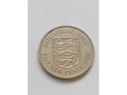 5 New Pence 1980.g - Bailiwick Of Jersey - Elizabeta