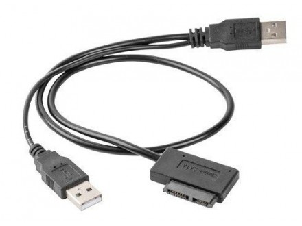 A-USATA-01 Gembird External USB to SATA adapter for Slim SATA SSD, DVD