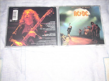 AC/DC ‎– Let There Be Rock CD ATCO Germany