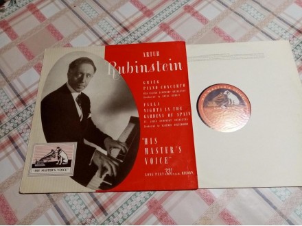 ARTUR RUBINSTEIN Piano Concerto UK LP MINT