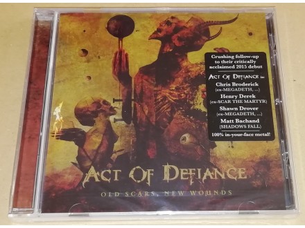 Act Of Defiance ‎– Old Scars, New Wounds (CD)