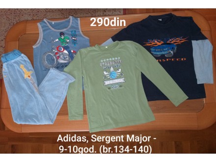Adidas Sergent Major majice za dečake br. 134-140