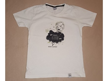 Ajnštajn zanimljiv print majica *NOVO ETIKETA*