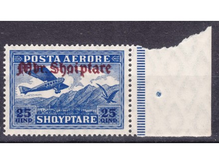 Albanija 1929 Avio pošta ** komad