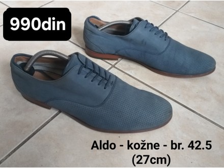 Aldo muške kožne cipele plave br. 42.5
