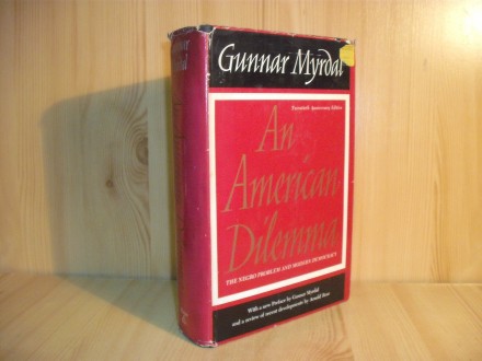 An American Dilemma - Gunnar Myrdal