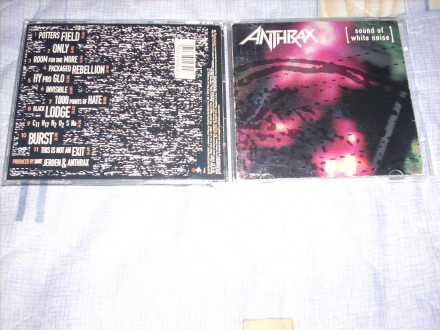 Anthrax - Sound Of White Noise CD Elektra USA 1993.