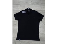 Armani Jeans crna muska majica sa kragnom A20