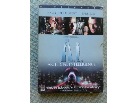 Artificial intelligence 2 x dvd