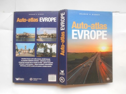 Auto-atlas Evrope, reader s digest, mladinska