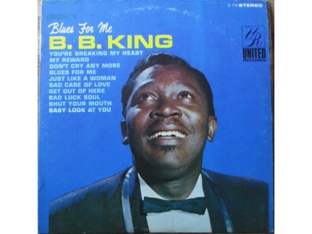 B.B. King-Blues For Me Reissue Made in USA LP