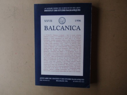 BALCANICA / BALKANIKA XXVII - 1996
