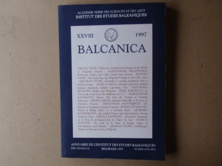 BALCANICA / BALKANIKA XXVIII - 1997