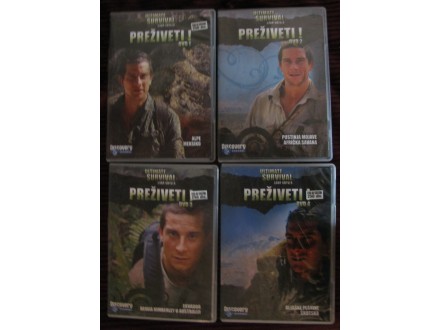 BEAR GRYLLS - PREZIVETI (4 DVD)