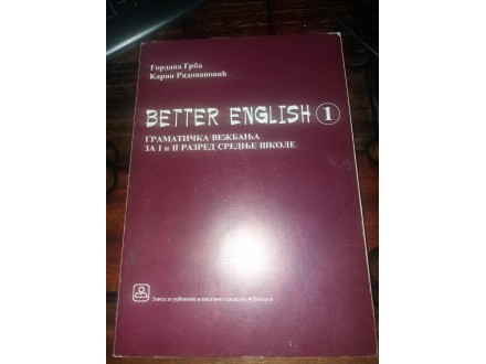 BETTER ENGLISH 1 - za I i II razred