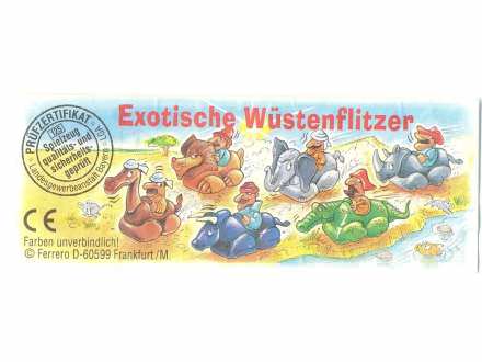 BPZ `Exotische Wustenflitzer` (4)