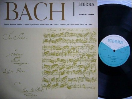 Bach Yehudi Menuhin  Sonata 2 Fur Violine Allein A moll