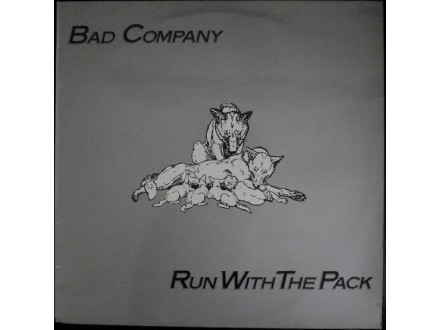 Bad Company-Run With The Pack LP (1976, EX)