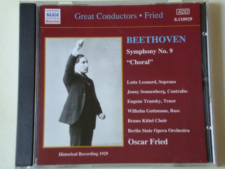 Beethoven - Symphony No. 9 `Choral` (Historical Recordi