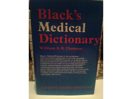 Black`s Medical Dictionary-William A.R. Thomson