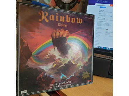 Blackmore`s Rainbow* ‎– Rising, LP, Zlatna
