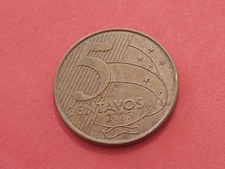 Brazil  - 5 centavos 2006 god