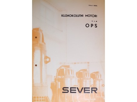 Brošura Motora `SEVER` Subotica Jugoslavija