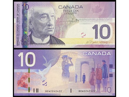CANADA Kanada 10 Dollars 2006 UNC , P-102a