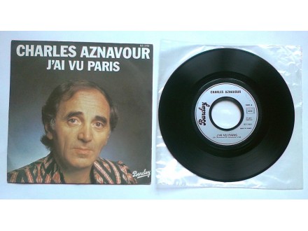 CHARLES AZNAVOUR - J`ai Vu Paris (singl) Made in France
