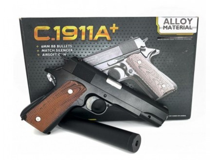COLT Metalni pistolj na kuglice - Airsoft pištolj C.1911A